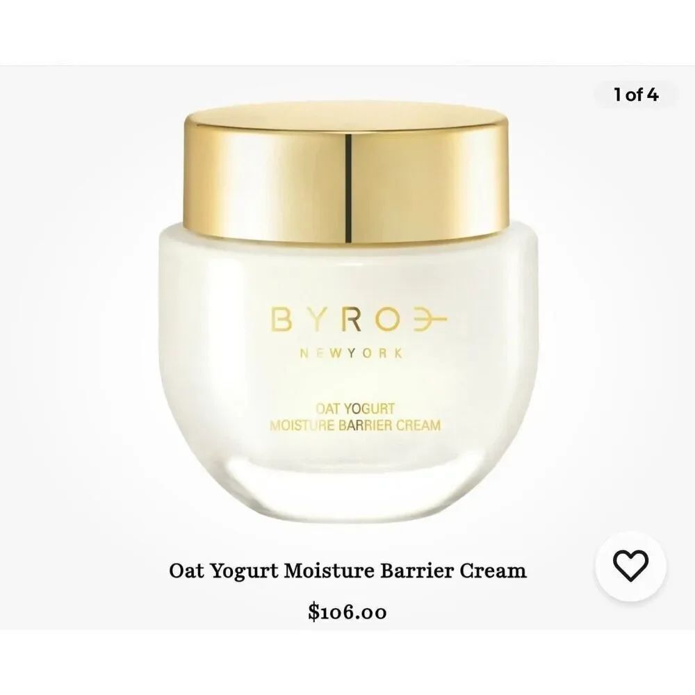 Byroe Oat Yogurt Moisture Barrier Cream 1.69 0z NIB